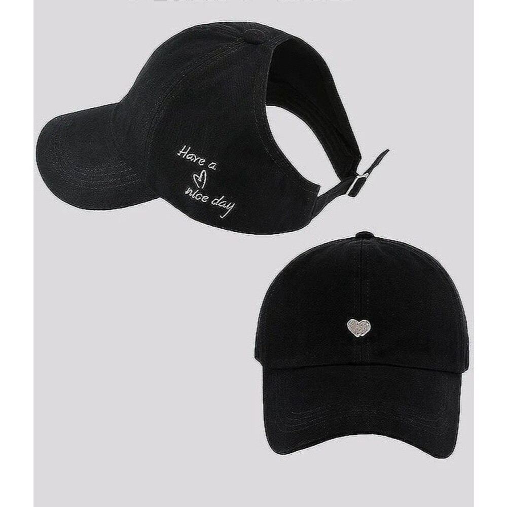 Anna-Kaci Women's Embroidered Baseball Cap Half Hollow Cotton Trucker Hat